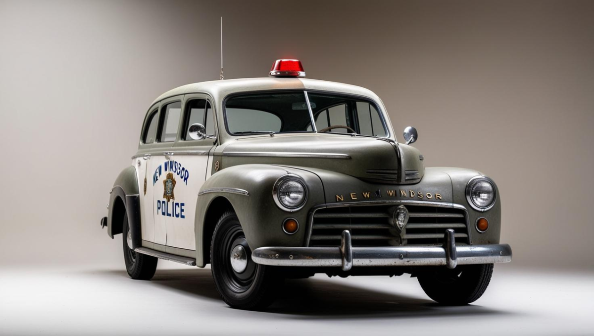 Vintage Poilice Squad Car